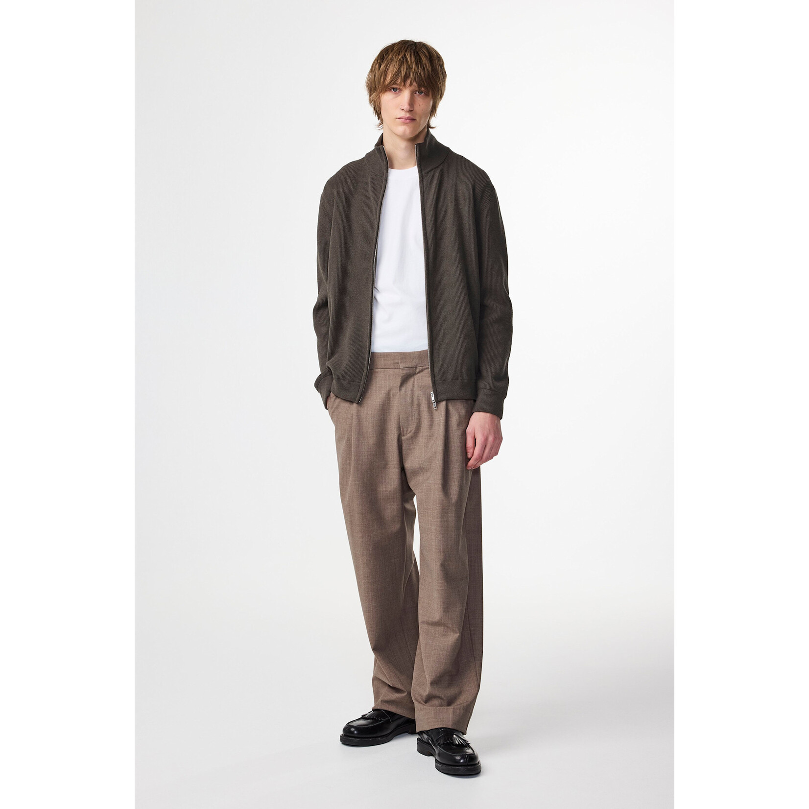 NN07 NN07 Danny Full Zip 6429 Dark Army