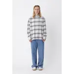 Won Hundred Won Hundred Blake.01 Check Shirt Gray Violet Comb
