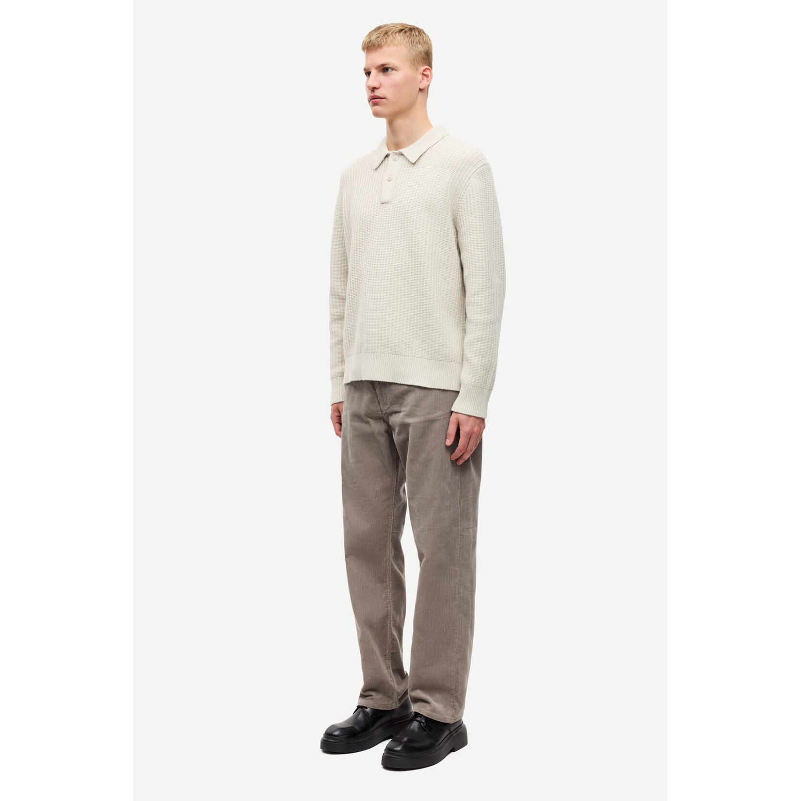 Samsoe & Samsoe Samsoe Samsoe Seaddie Trousers Elephant Skin