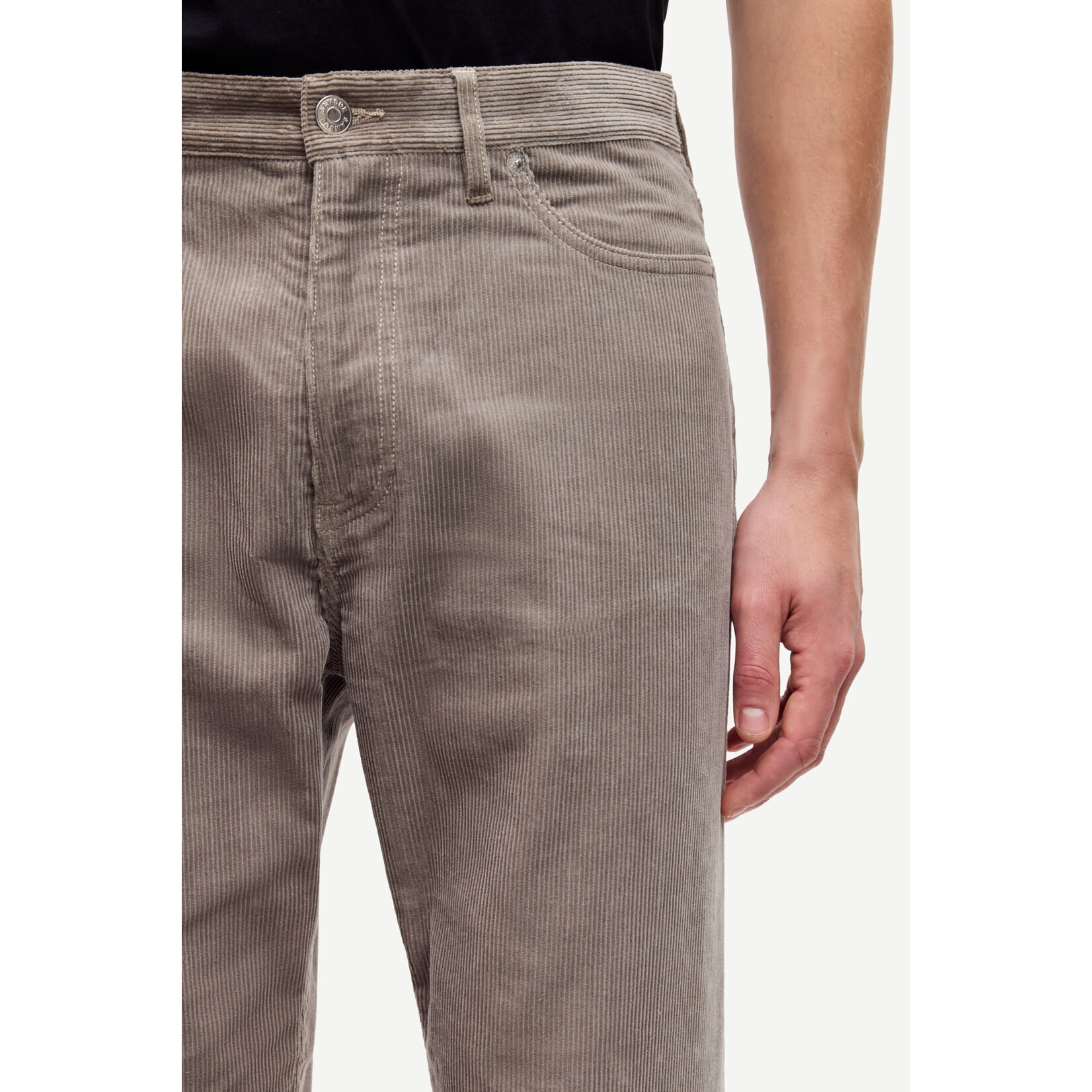 Samsoe & Samsoe Samsoe Samsoe Seaddie Trousers Elephant Skin