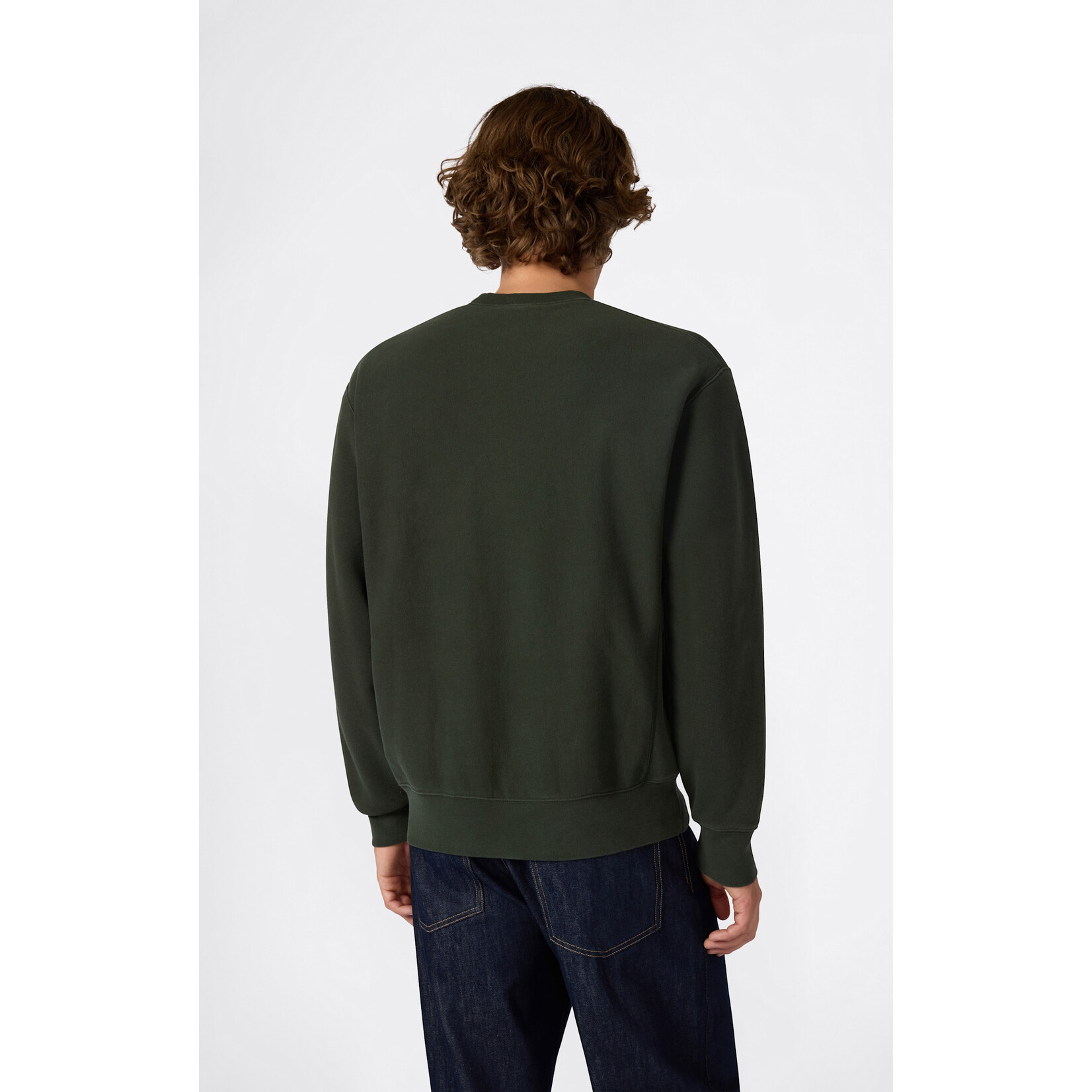 Champion 220707 crewneck sweatshirt dark green