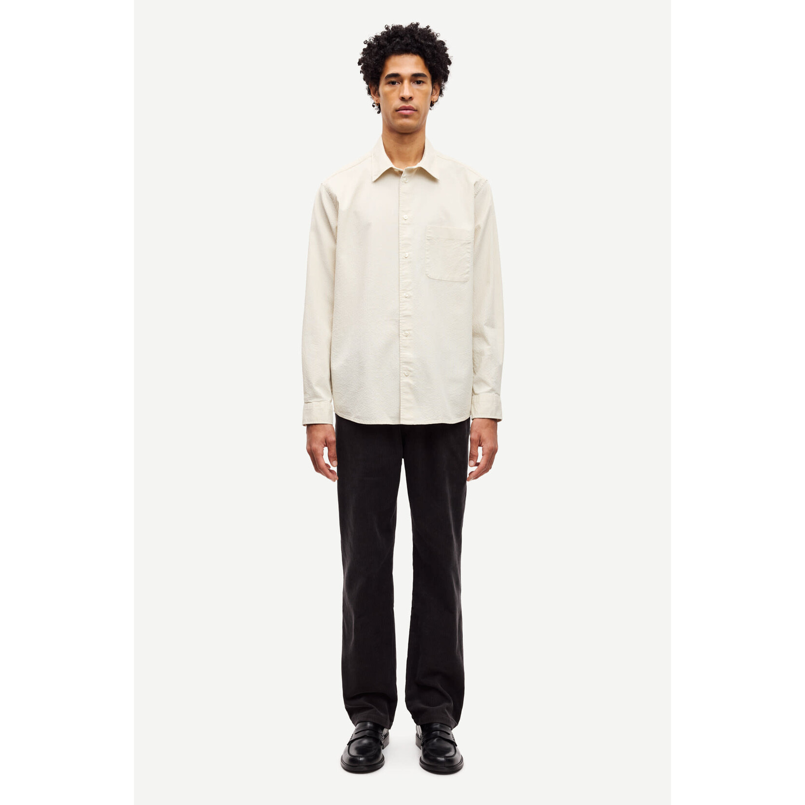 Samsoe & Samsoe Samsoe Samsoe Jabari X Trousers Black Oyster