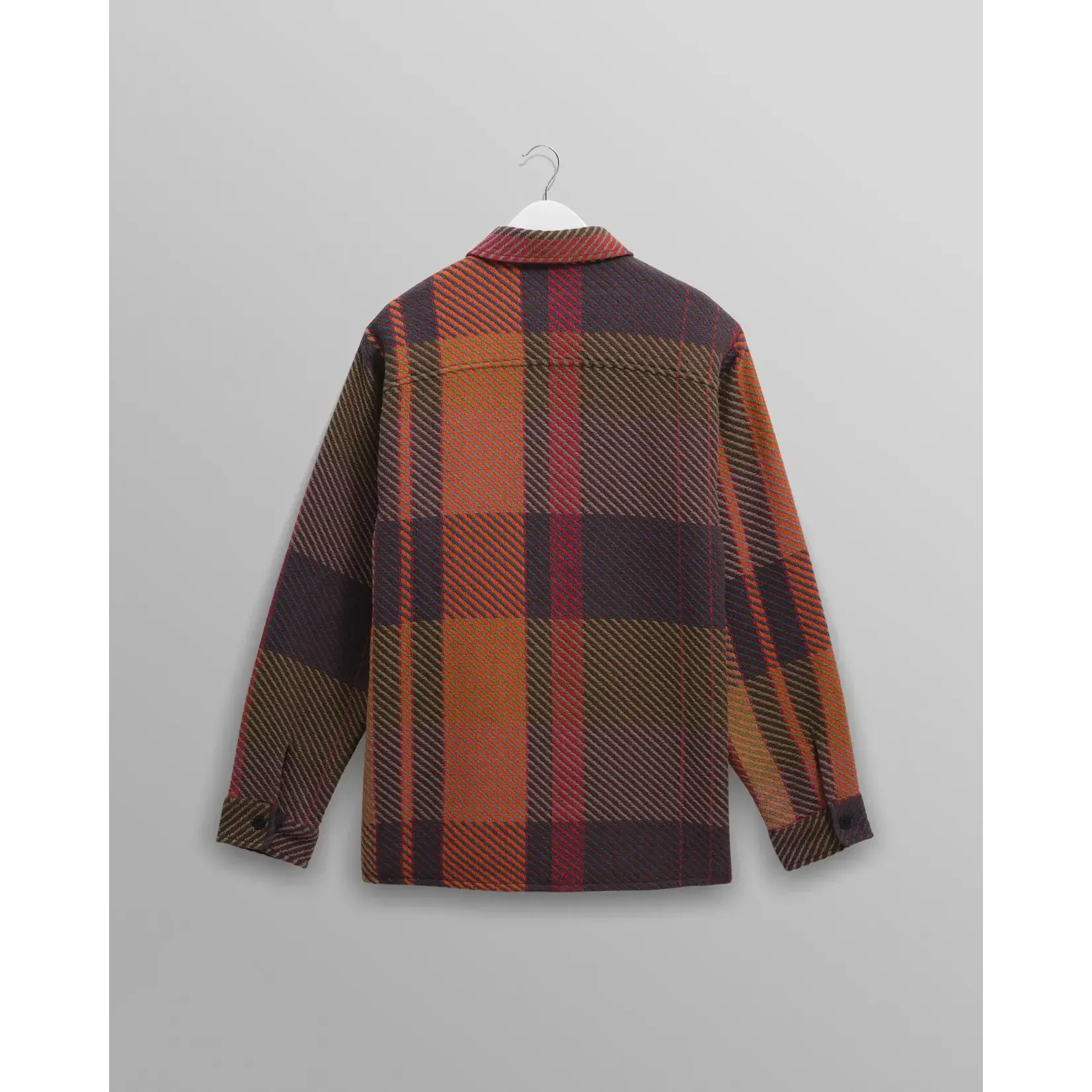 Wax London Wax London Whiting Overshirt Temp Check Orange / Multi