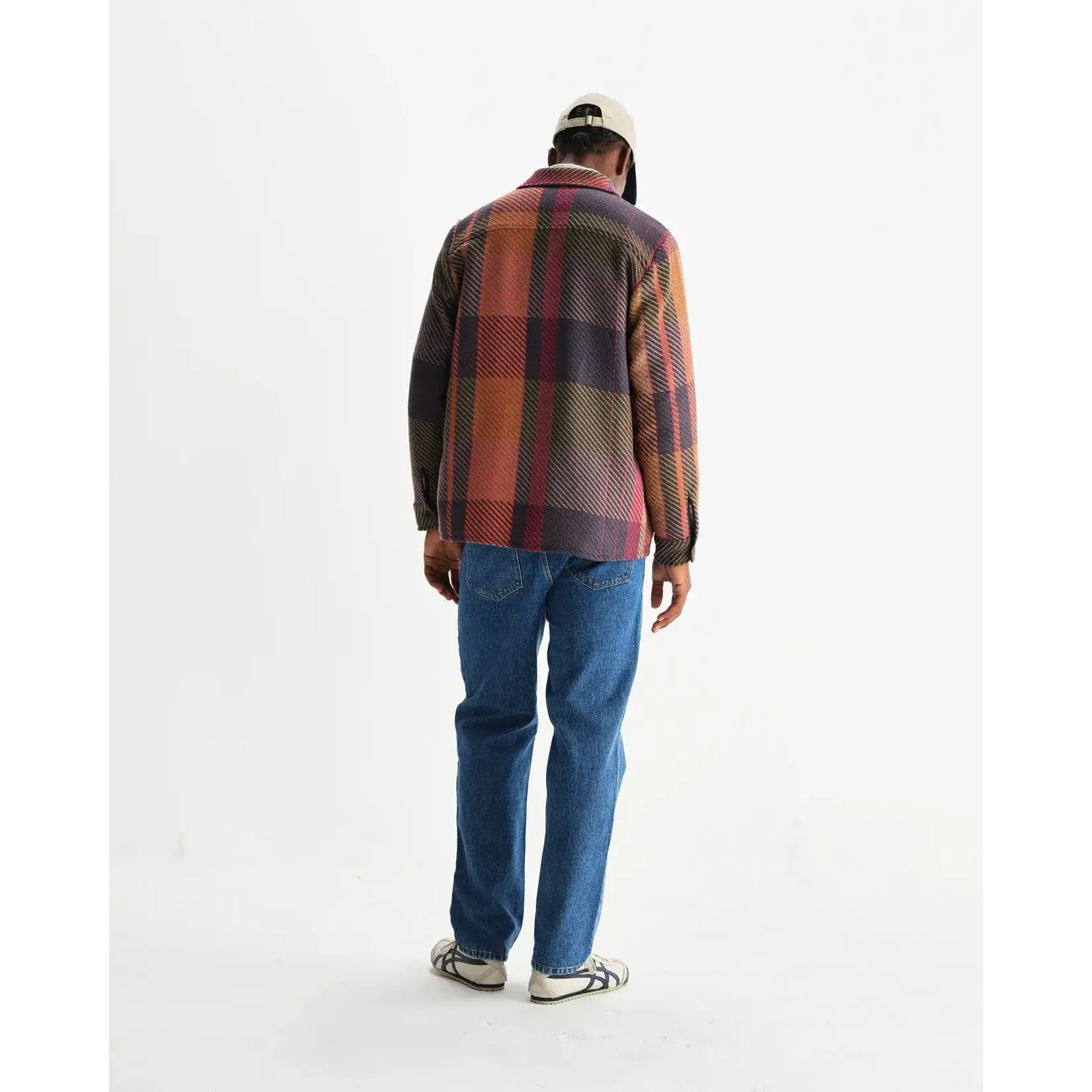 Wax London Wax London Whiting Overshirt Temp Check Orange / Multi