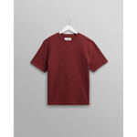 Wax London Wax London Dean SS Tee Jolt Burgundy
