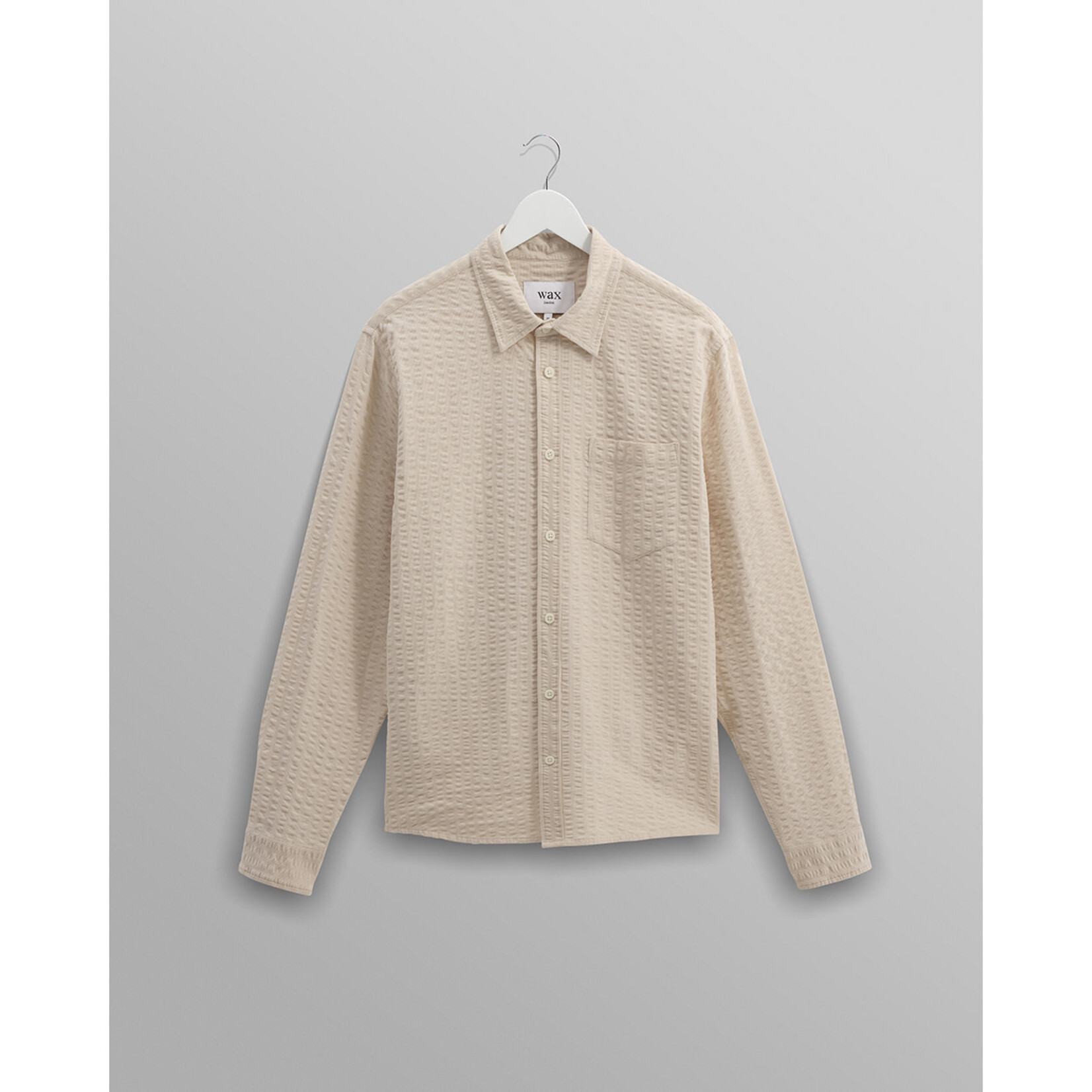 Wax London Wax London Shelly Shirt Seersucker Cord Stone