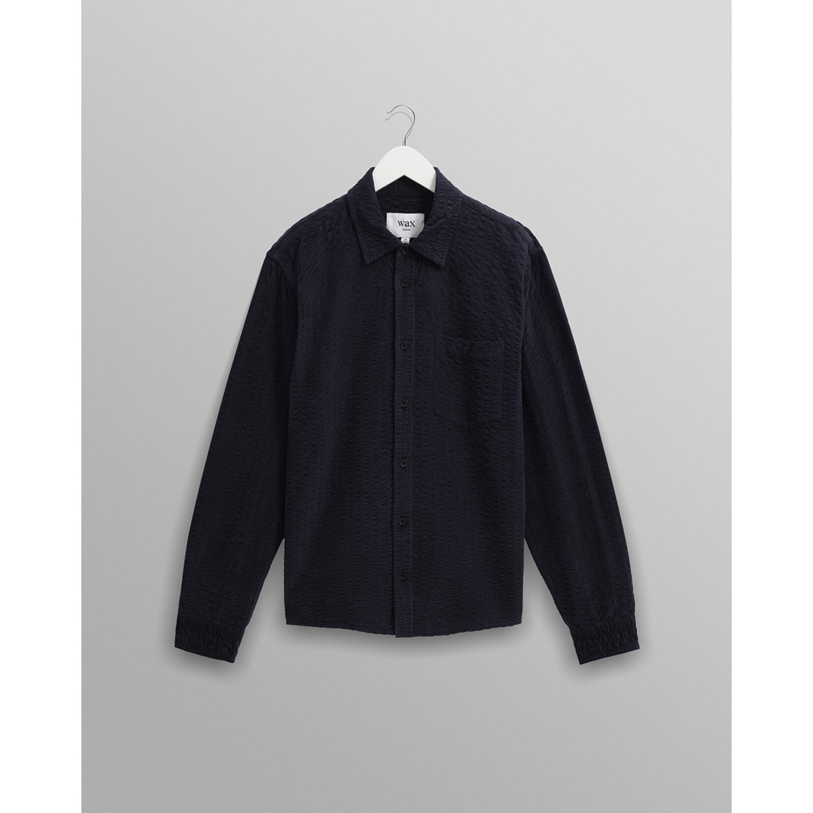 Wax London Wax London Shelly Shirt Seersucker Cord Navy