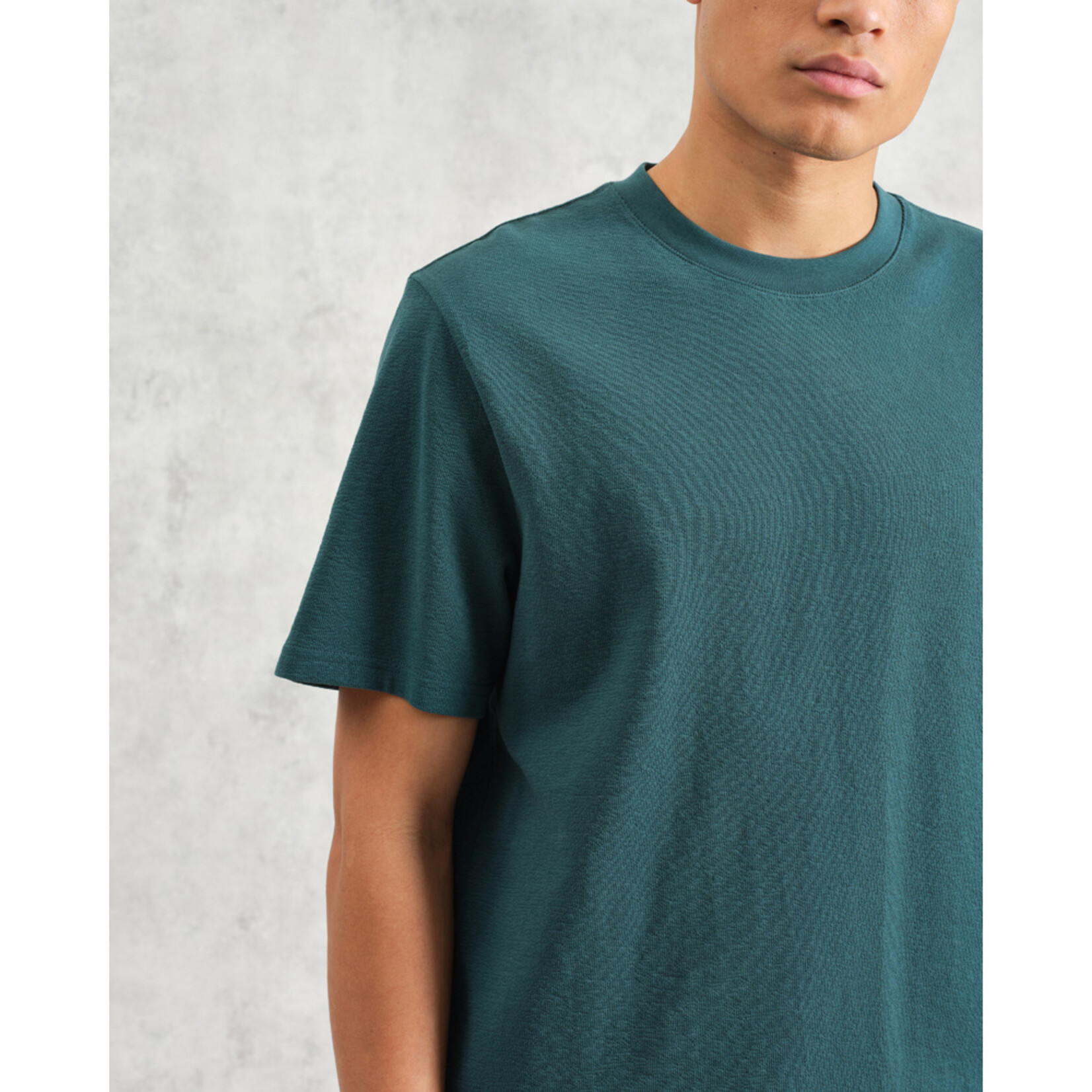 Wax London Wax London Dean SS Tee Jolt Teal