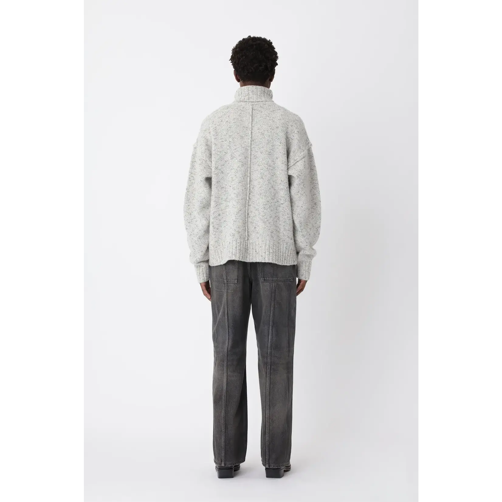 Won Hundred Won Hundred Bristol knit sweater M white comb