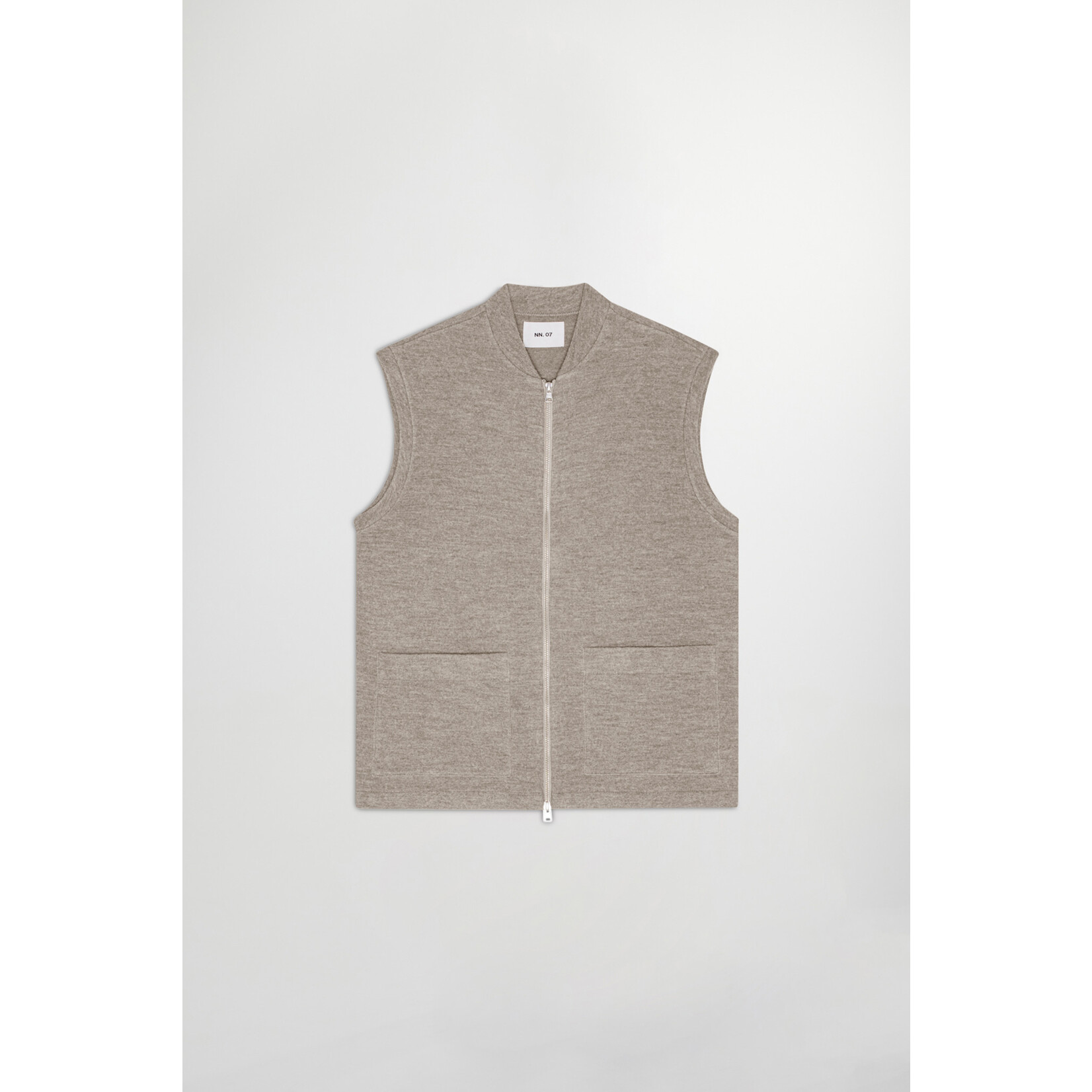 NN07 NN07 Boiled Vest 6398 khaki beige