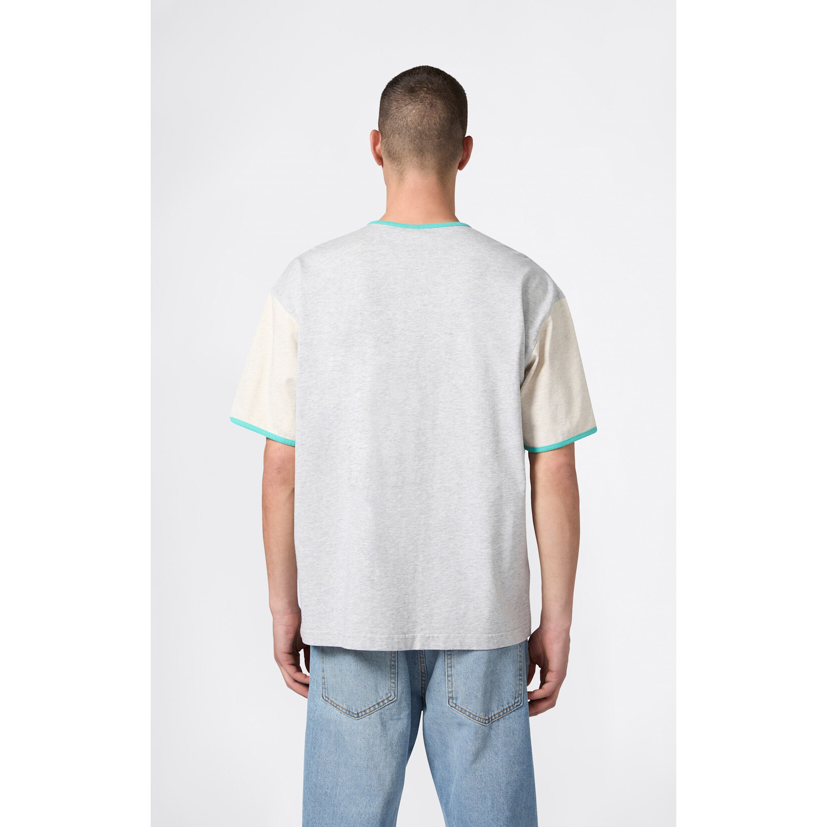 Champion Champion 221839 baseball T-shirt grey/cream