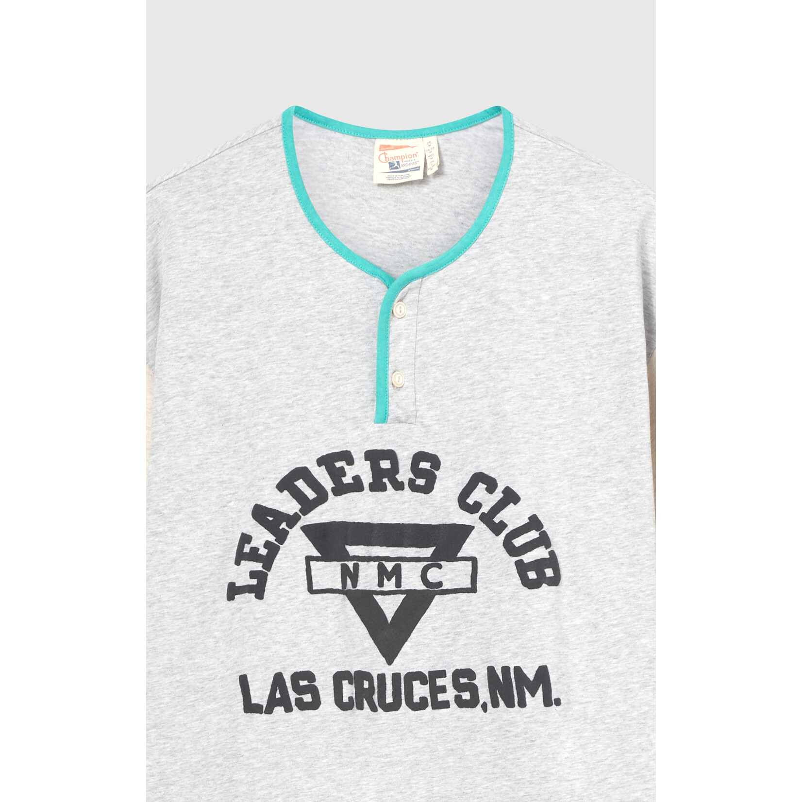 Champion 221839 baseball T-shirt grey/cream
