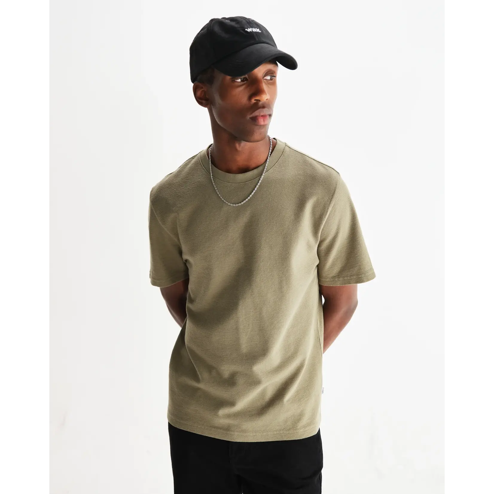 Wax London Wax London Dean SS Tee Jolt Green