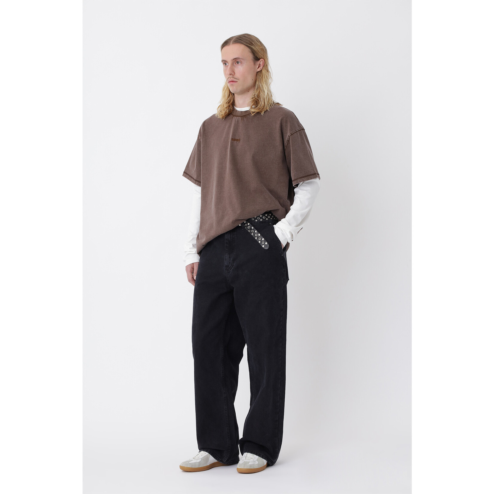 Won Hundred Won Hundred Staff boxy Tee washed carafe