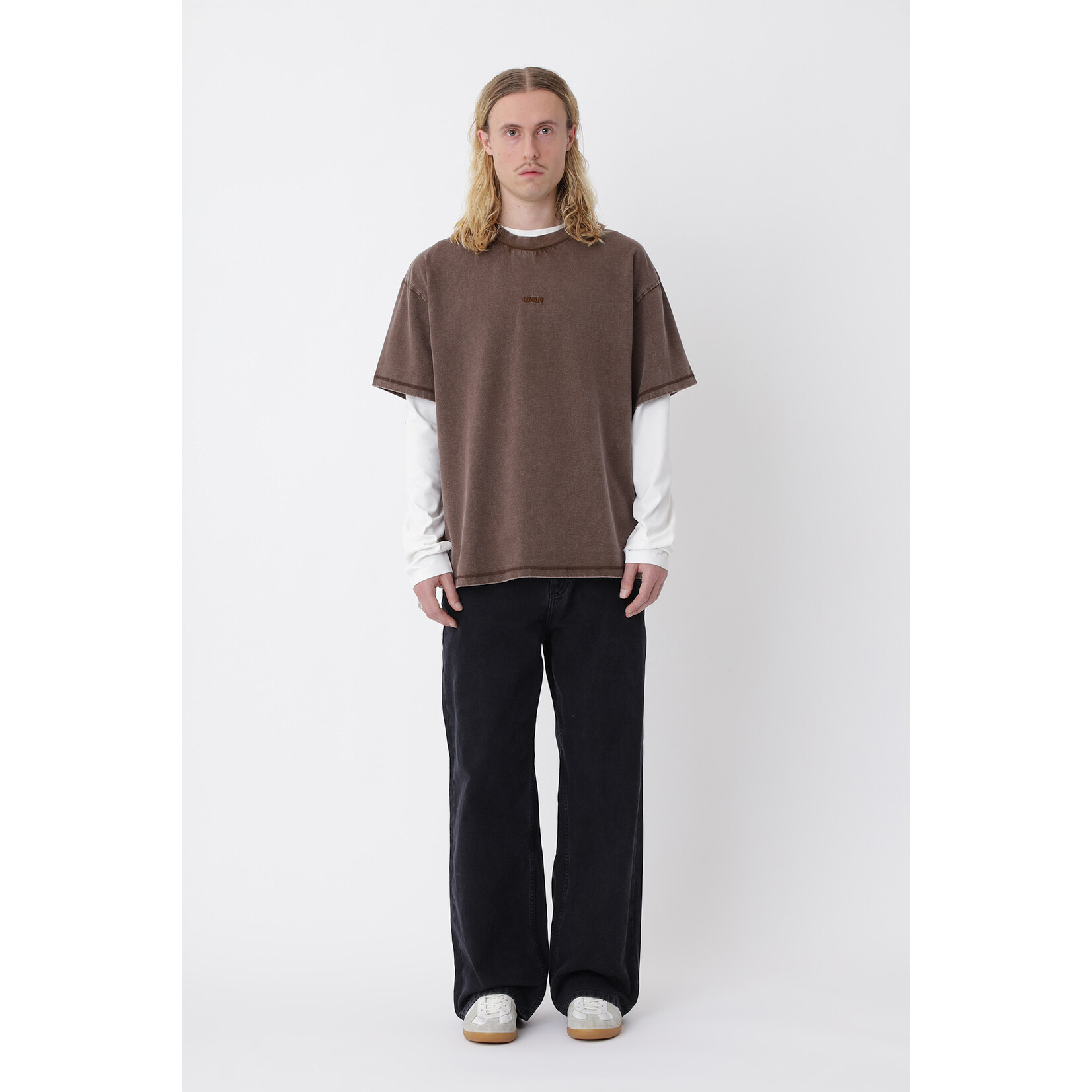 Won Hundred Won Hundred Staff boxy Tee washed carafe