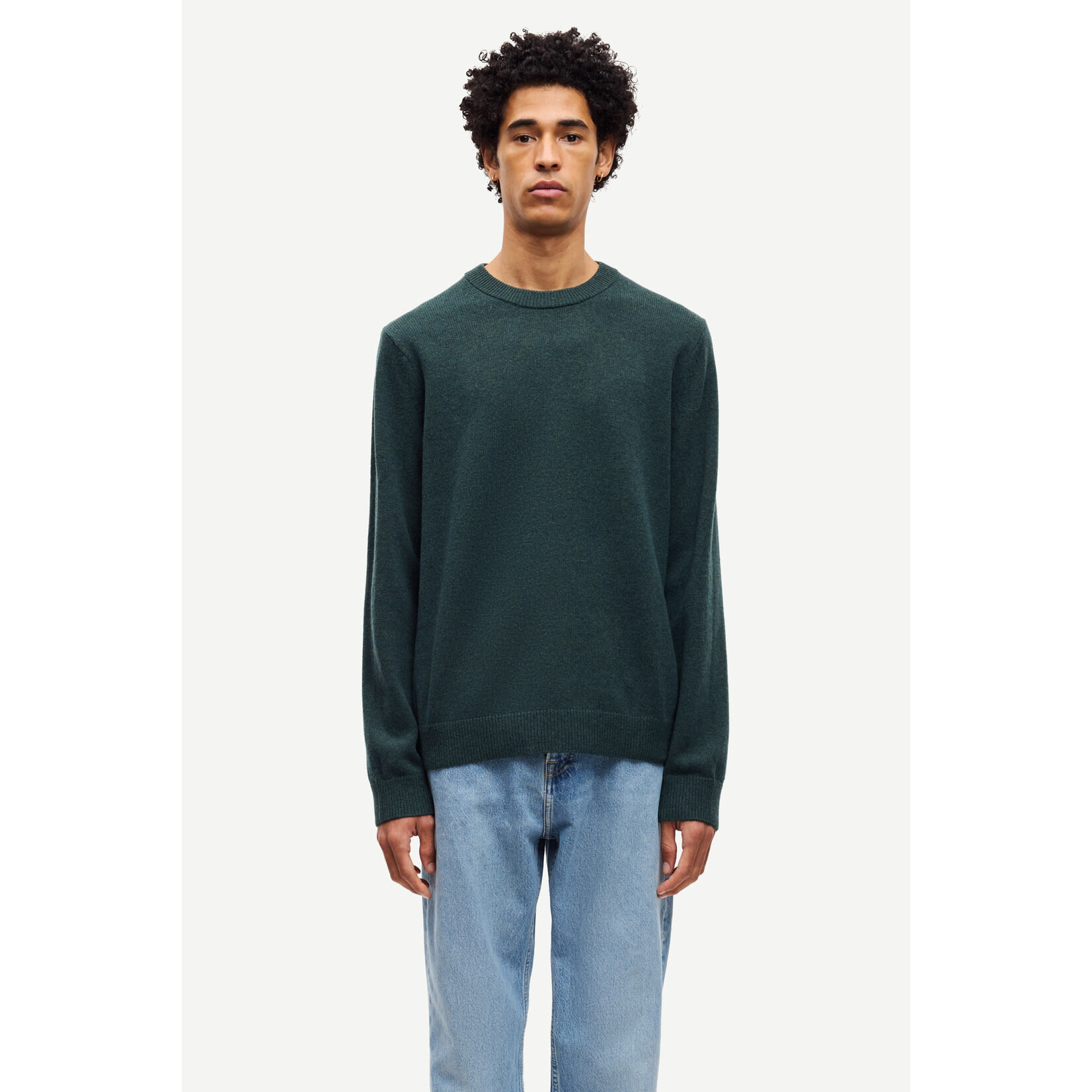 Samsoe & Samsoe Samsoe Samsoe Isak Knit Sweater green gables