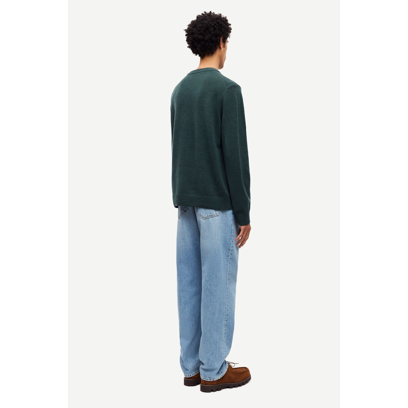 Samsoe & Samsoe Samsoe Samsoe Isak Knit Sweater green gables