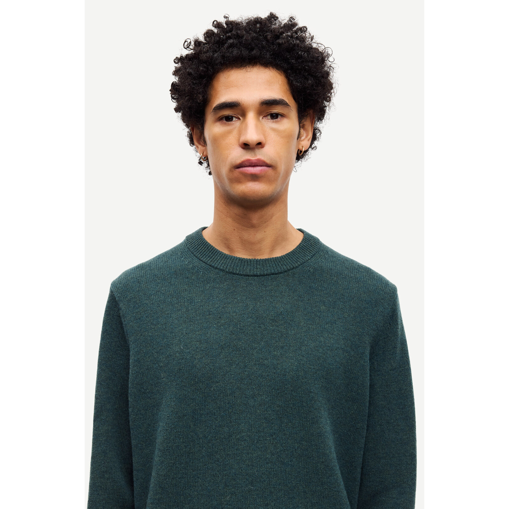 Samsoe & Samsoe Samsoe Samsoe Isak Knit Sweater green gables