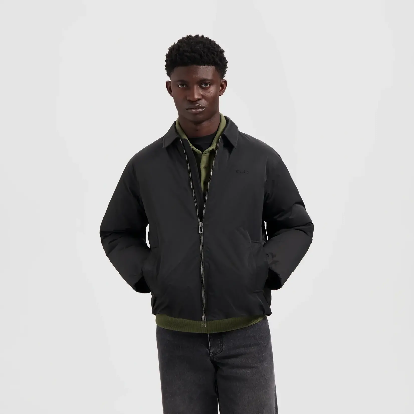 Olaf Hussein Olaf Padded Jacket Black