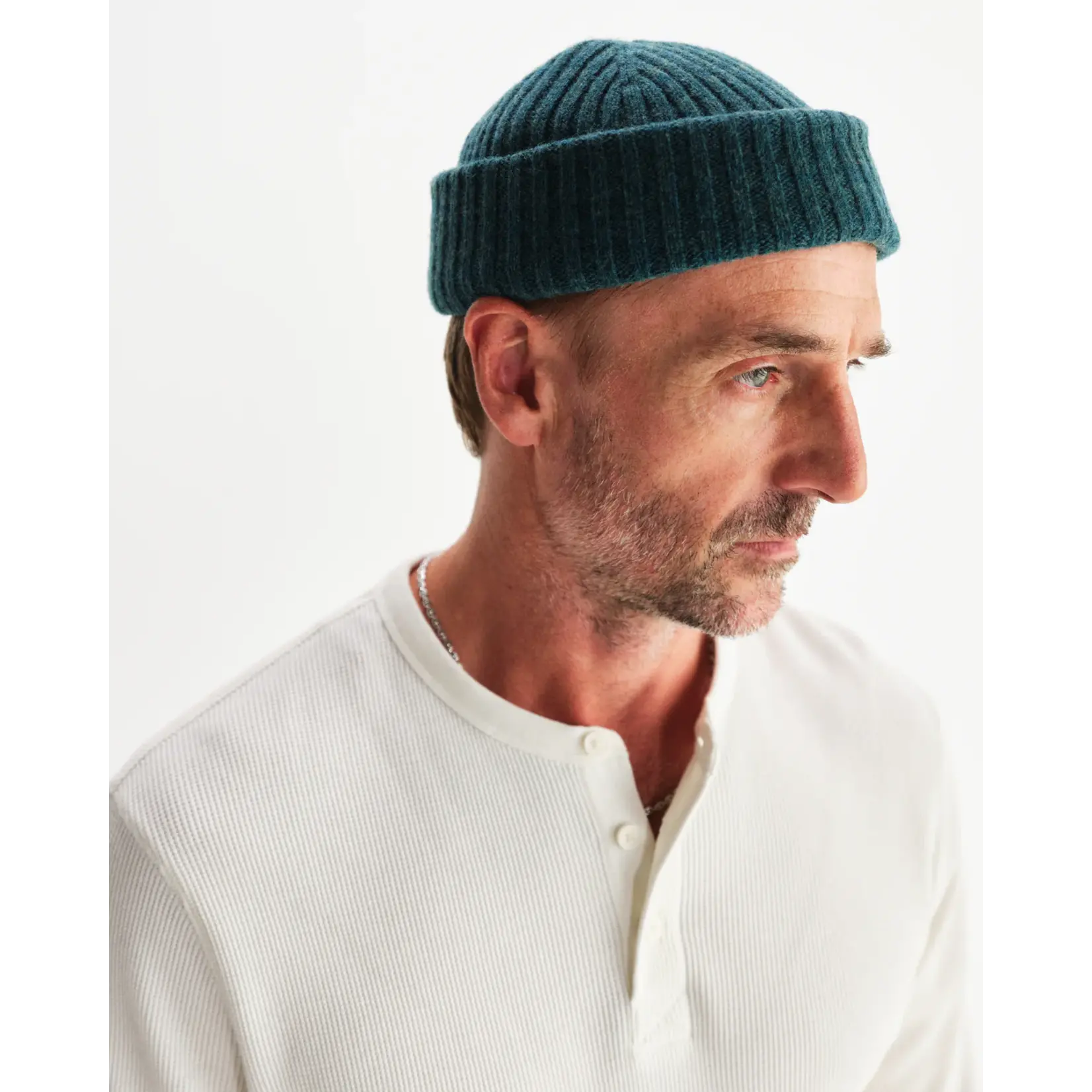 Wax London Wax London Brook Beanie Single Rib Forest Green