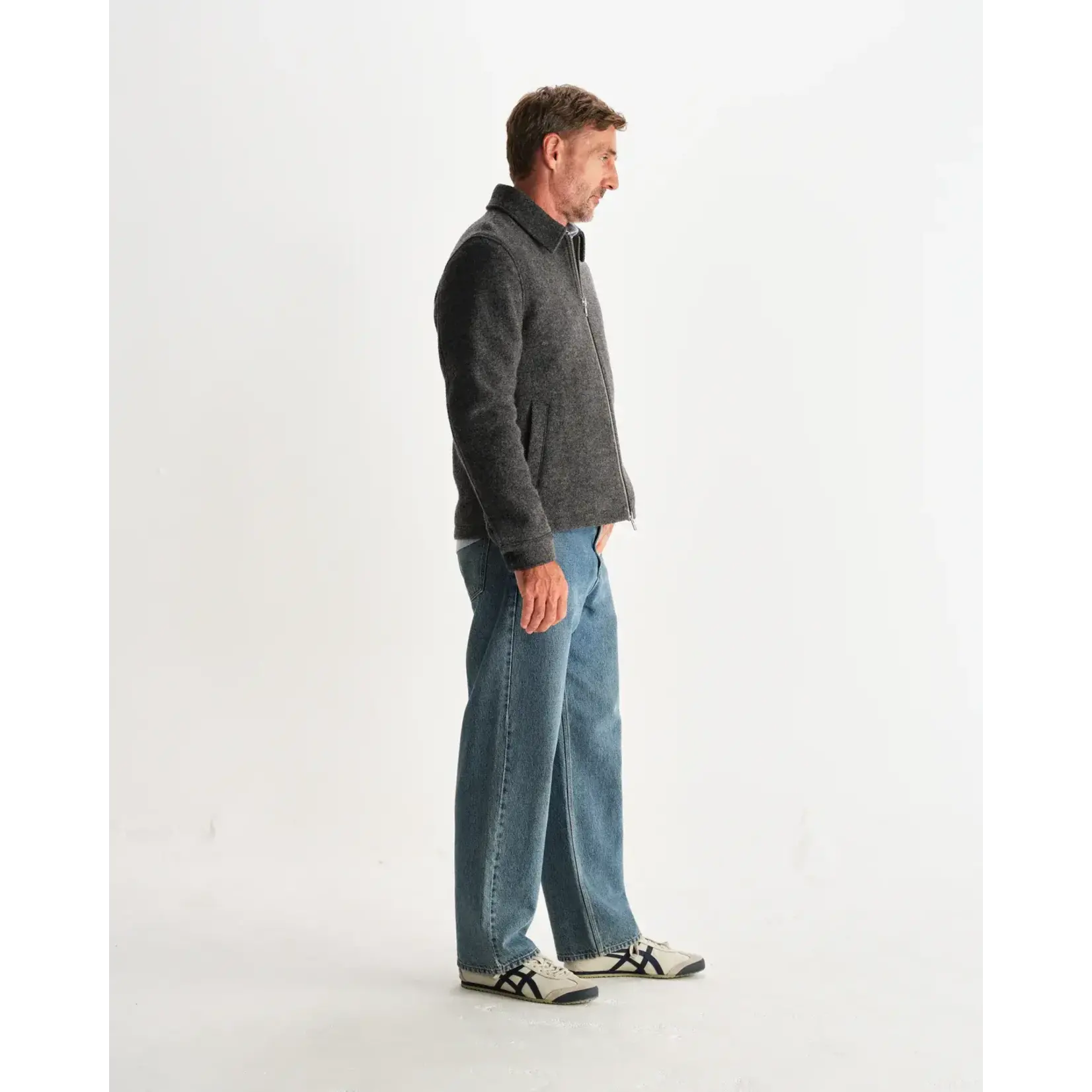 Wax London Wax London Eldon wool jacket grey