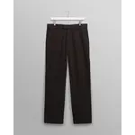 Wax London Wax London Aston trouser wool pinstripe dark brown