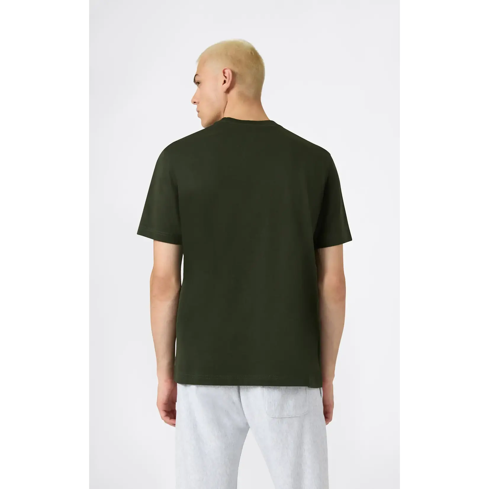 Champion Champion 221339 ss logo Tee dark green