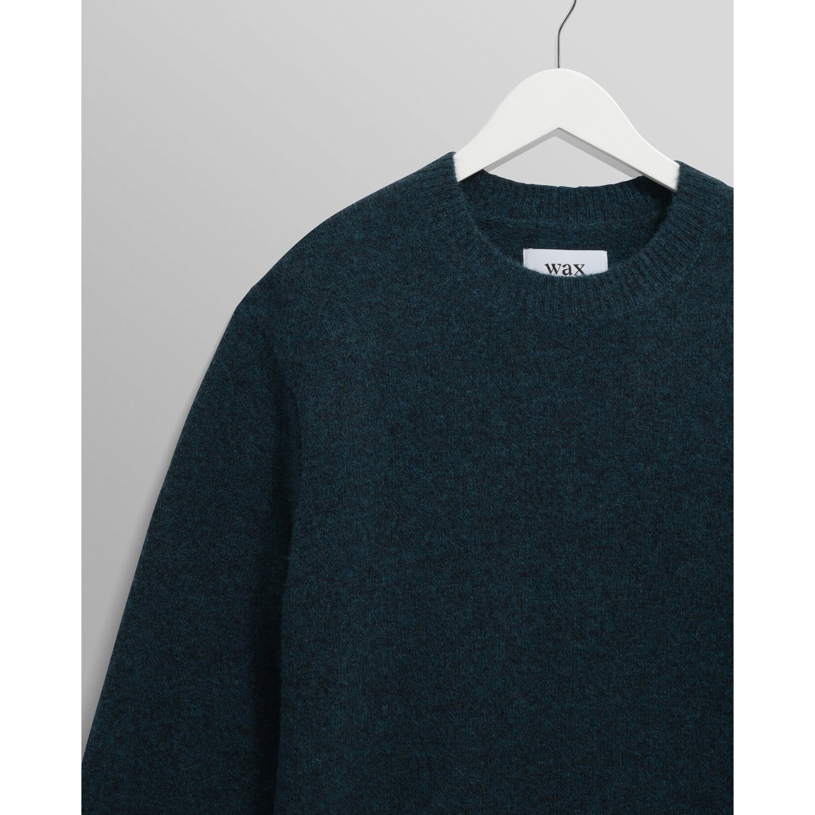 Wax London Wax London Wilde Crew Fluffy Wool Blend Teal