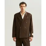 Ange Projects Ange Projects Double Breasted blazer Brown