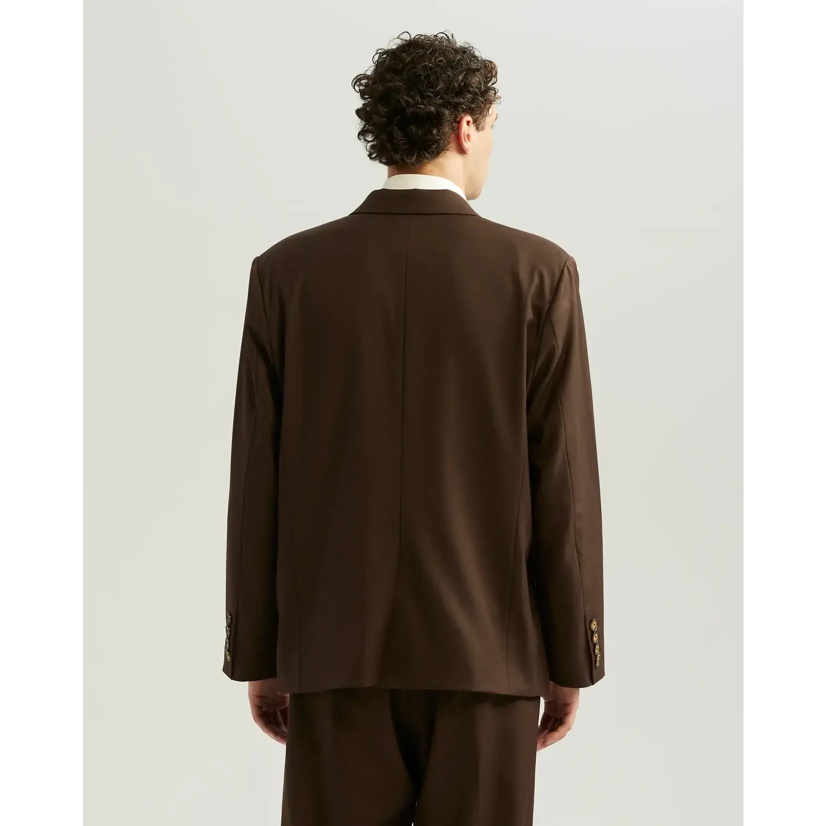 Ange Projects Ange Projects Double Breasted blazer Brown