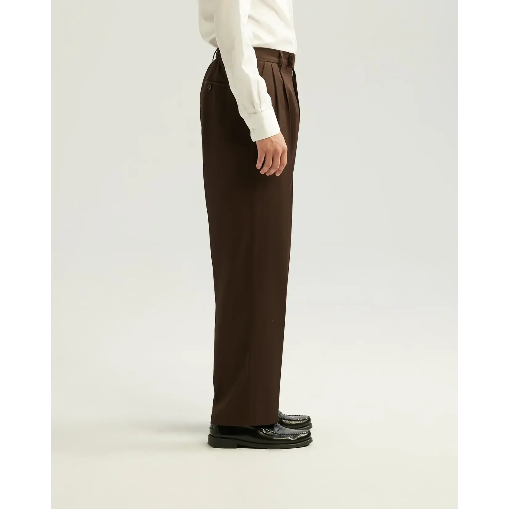 Ange Projects Ange Projects Pleated Pantalon Brown