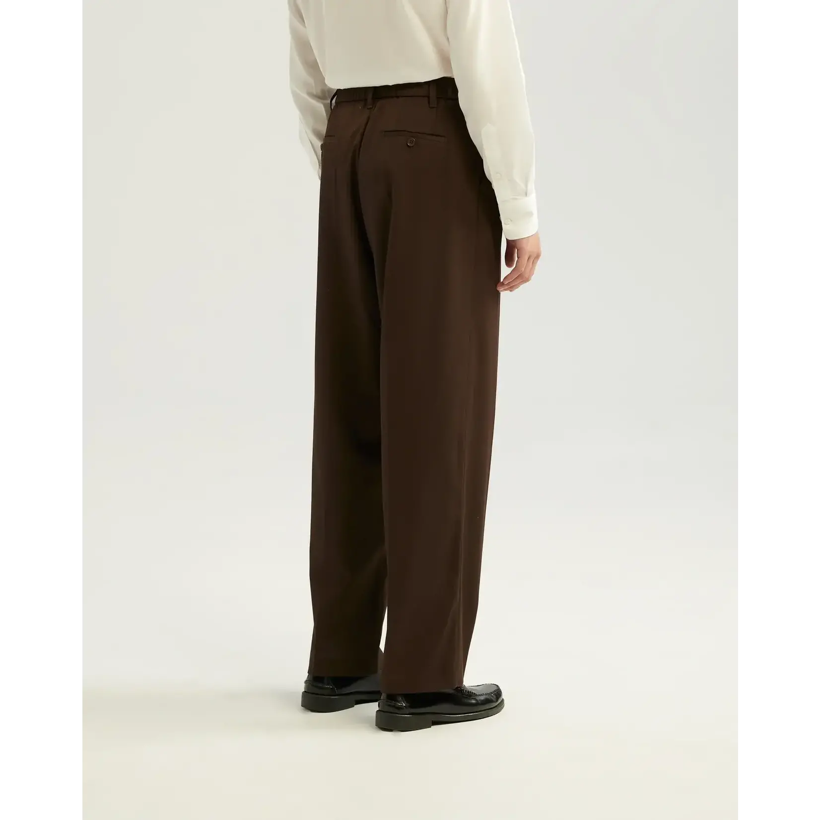 Ange Projects Ange Projects Pleated Pantalon Brown