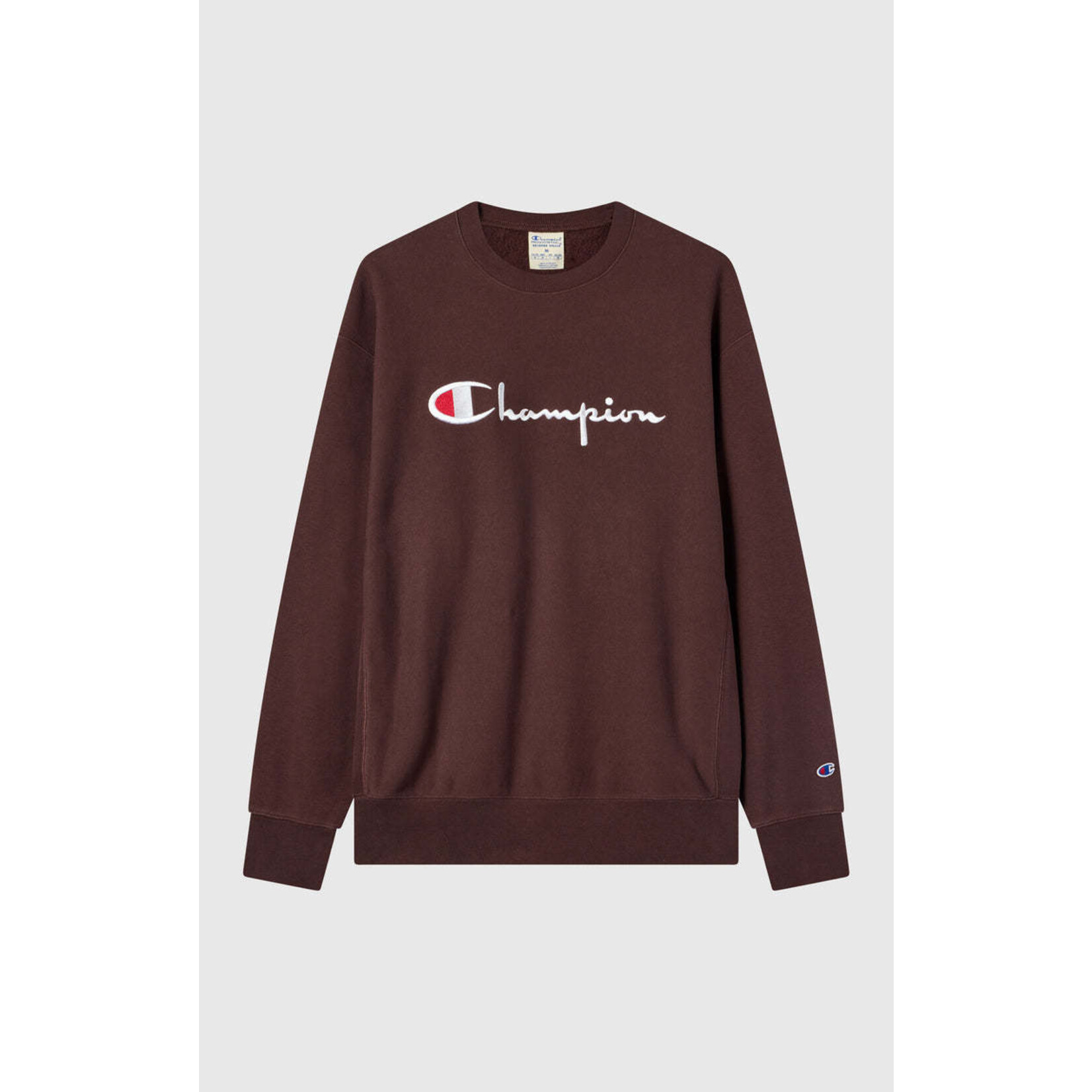 Champion Champion 221338 Crewneck logo sweatshirt chocolate