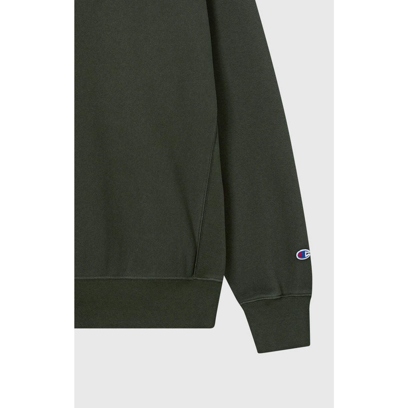 Champion Champion 221338 Crewneck logo sweatshirt dark green