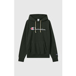 Champion Champion 221337 Hooded logo sweatshirt dark green