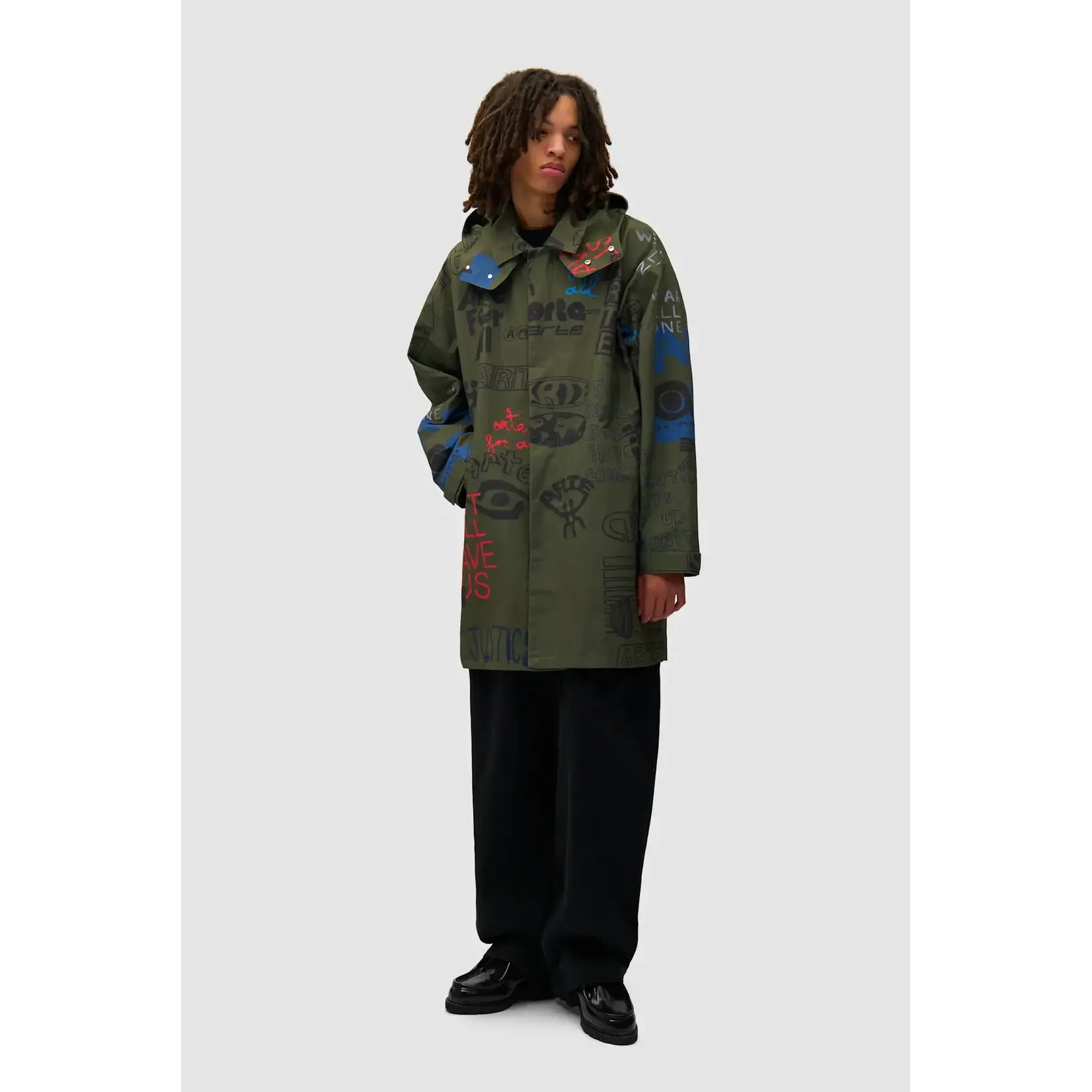 Arte Arte Saves Coat Dark Green