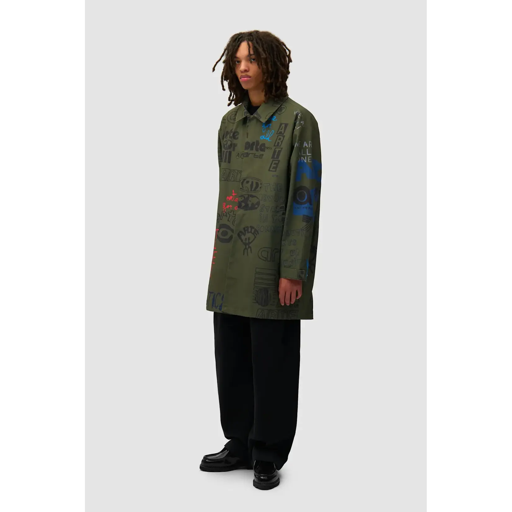 Arte Arte Saves Coat Dark Green