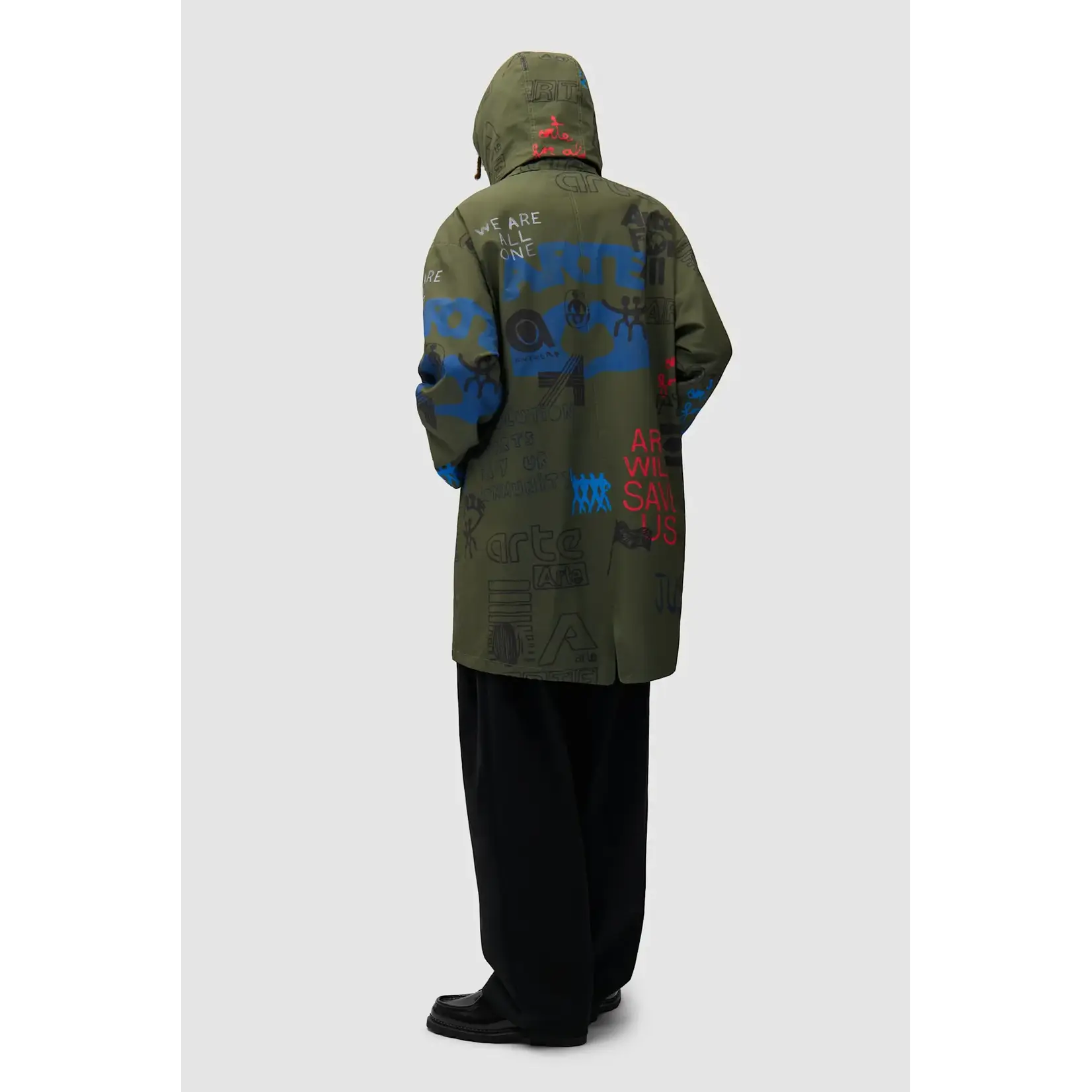 Arte Arte Saves Coat Dark Green