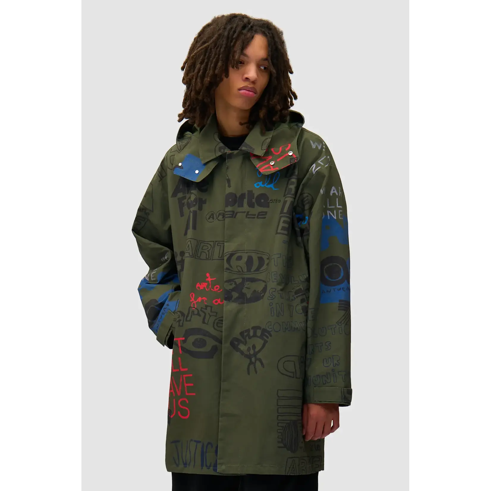 Arte Arte Saves Coat Dark Green