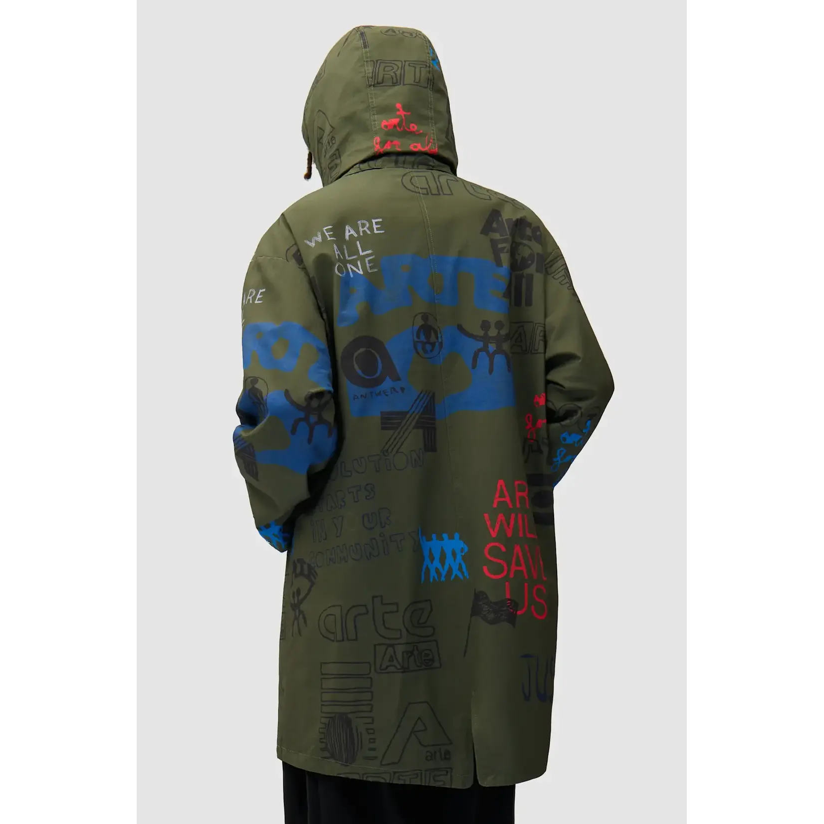Arte Arte Saves Coat Dark Green