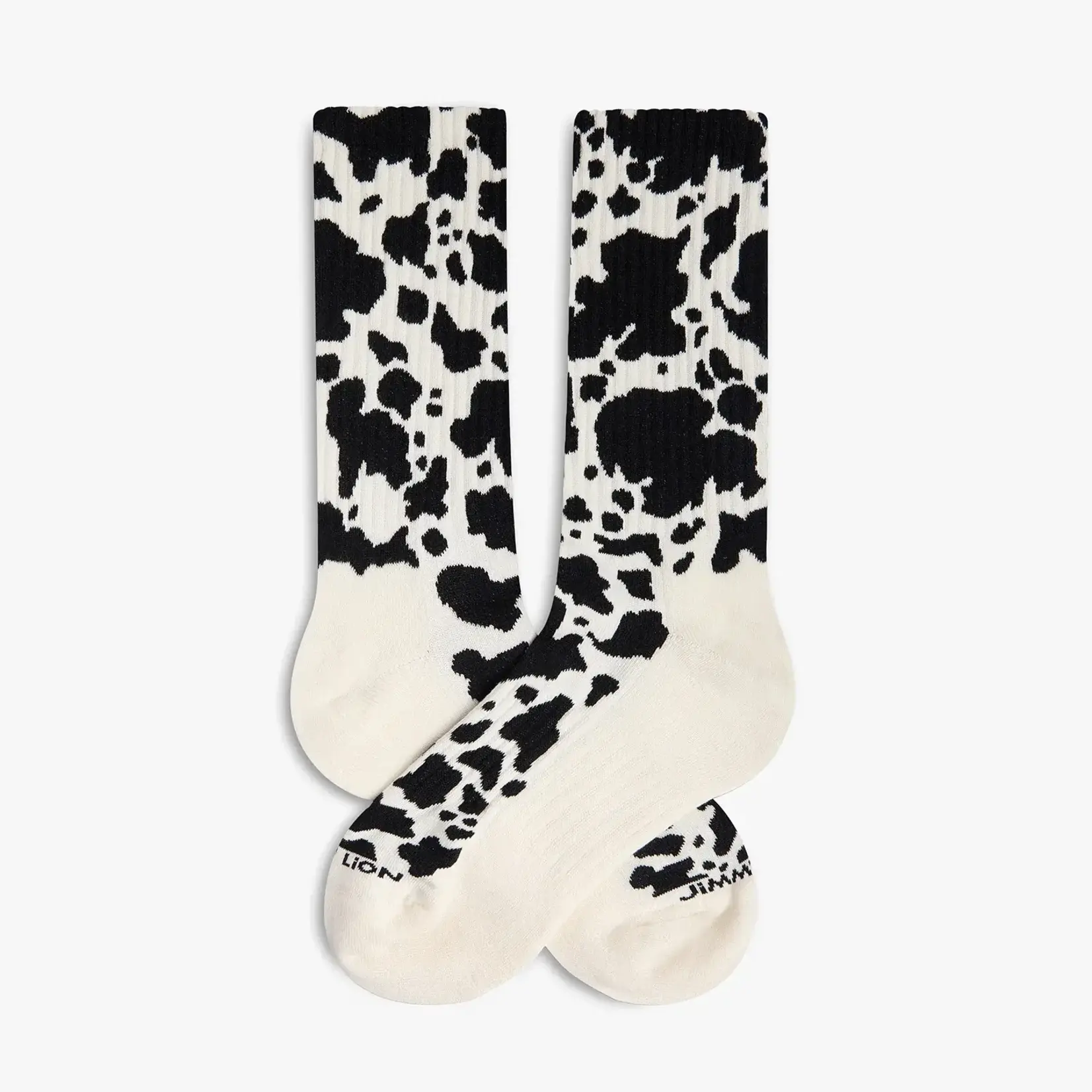Jimmy Lion JL Athletic Cow Print Milk White