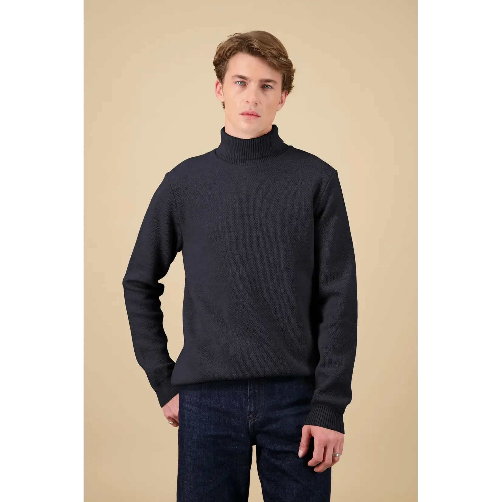 Nitto Nitto Youri Pull Col Roulé anthracite