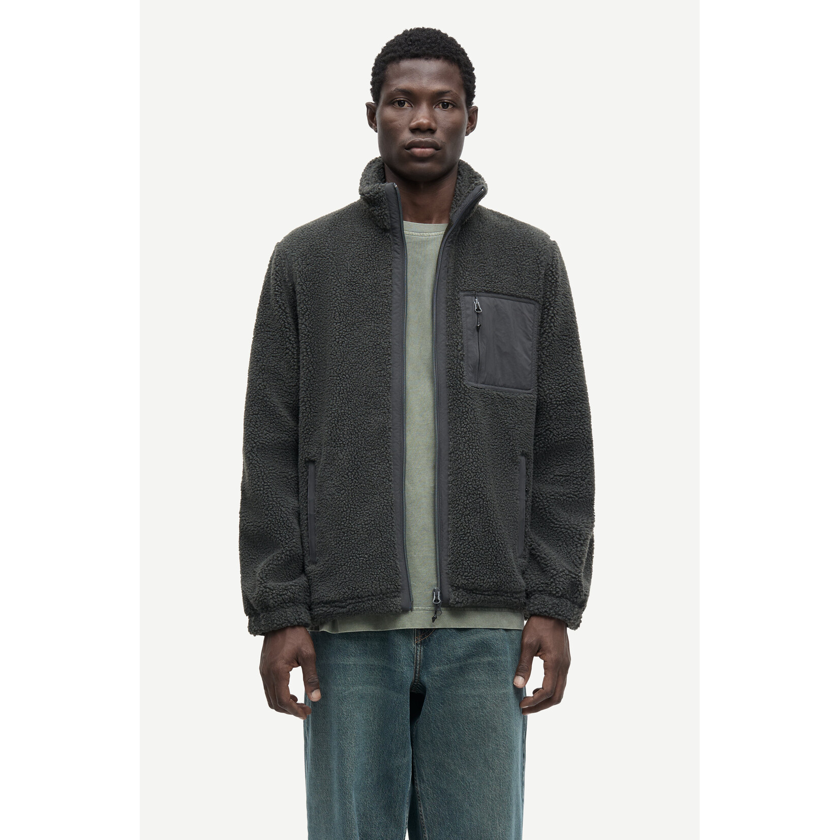 Samsoe & Samsoe Samsoe Samsoe Sanolan zip jacket unexplored