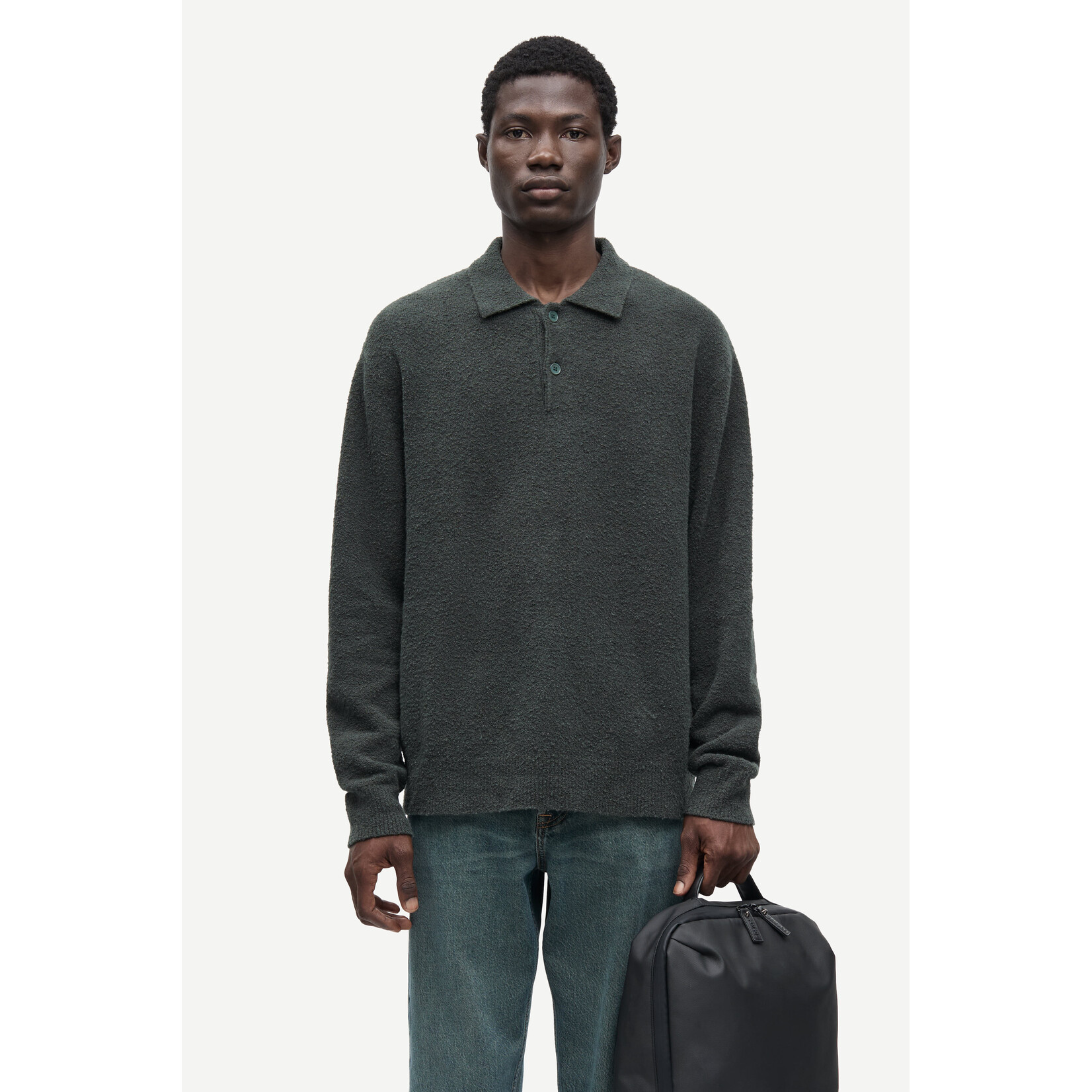 Samsoe & Samsoe Samsoe Samsoe Sanino Polo Dark Evergreen