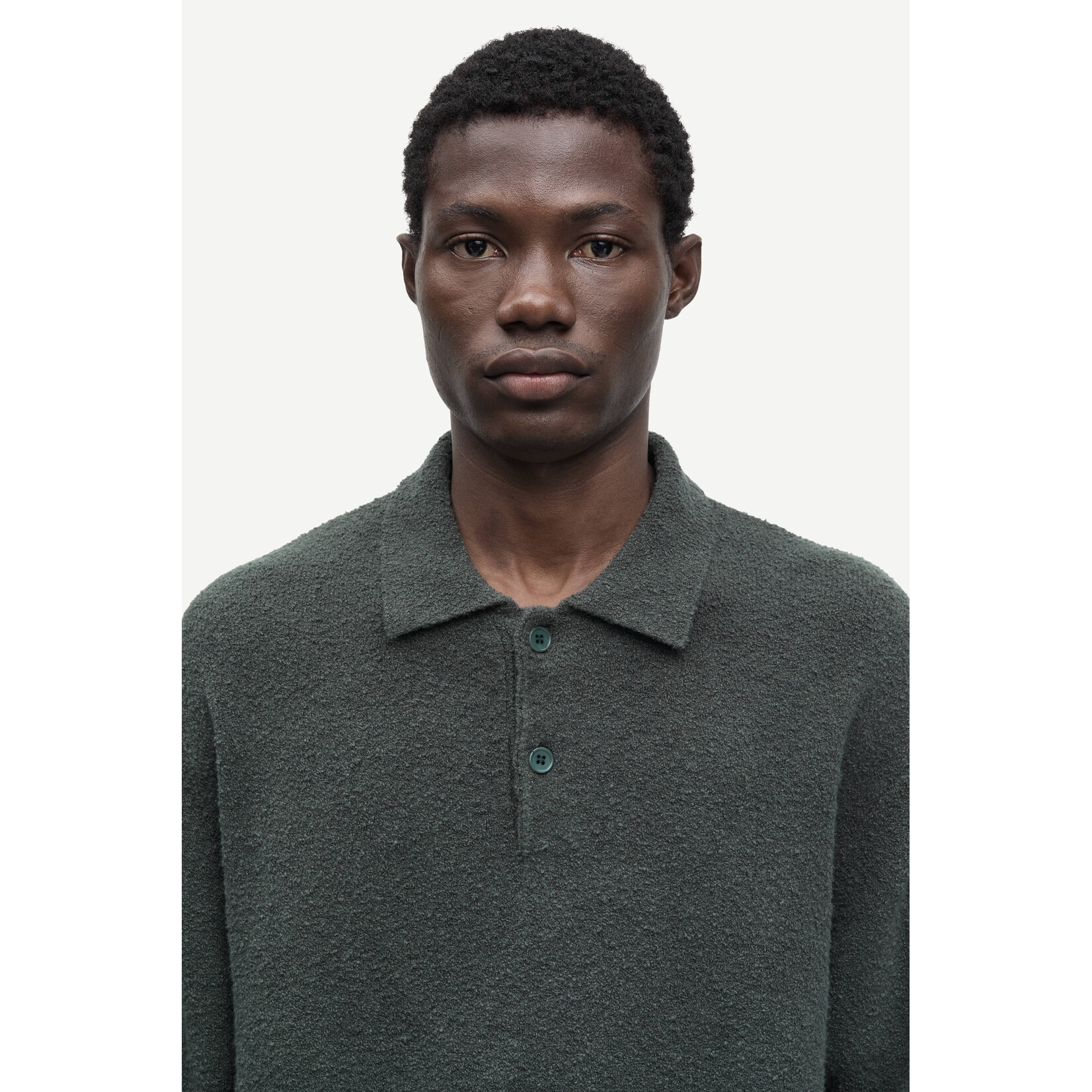 Samsoe & Samsoe Samsoe Samsoe Sanino Polo Dark Evergreen
