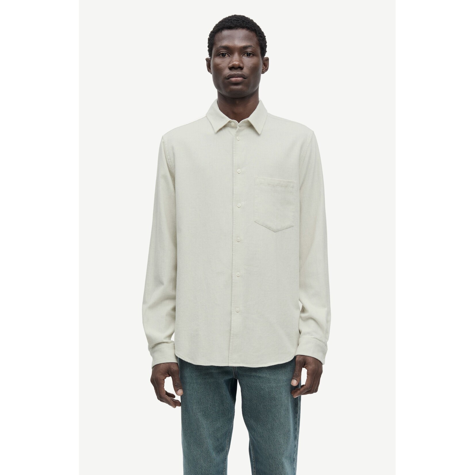 Samsoe & Samsoe Samsoe Samsoe Saliam NP shirt Oatmeal mel.