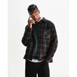 Wax London Wax London Whiting overshirt drawn check/ Orange