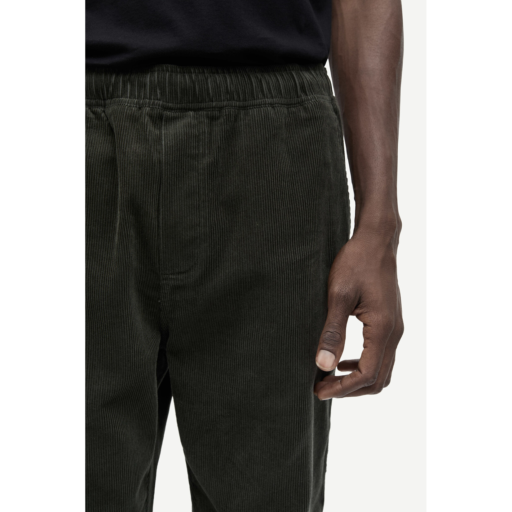 Samsoe & Samsoe Samsoe Samsoe Jabari x trousers Dark evergreen