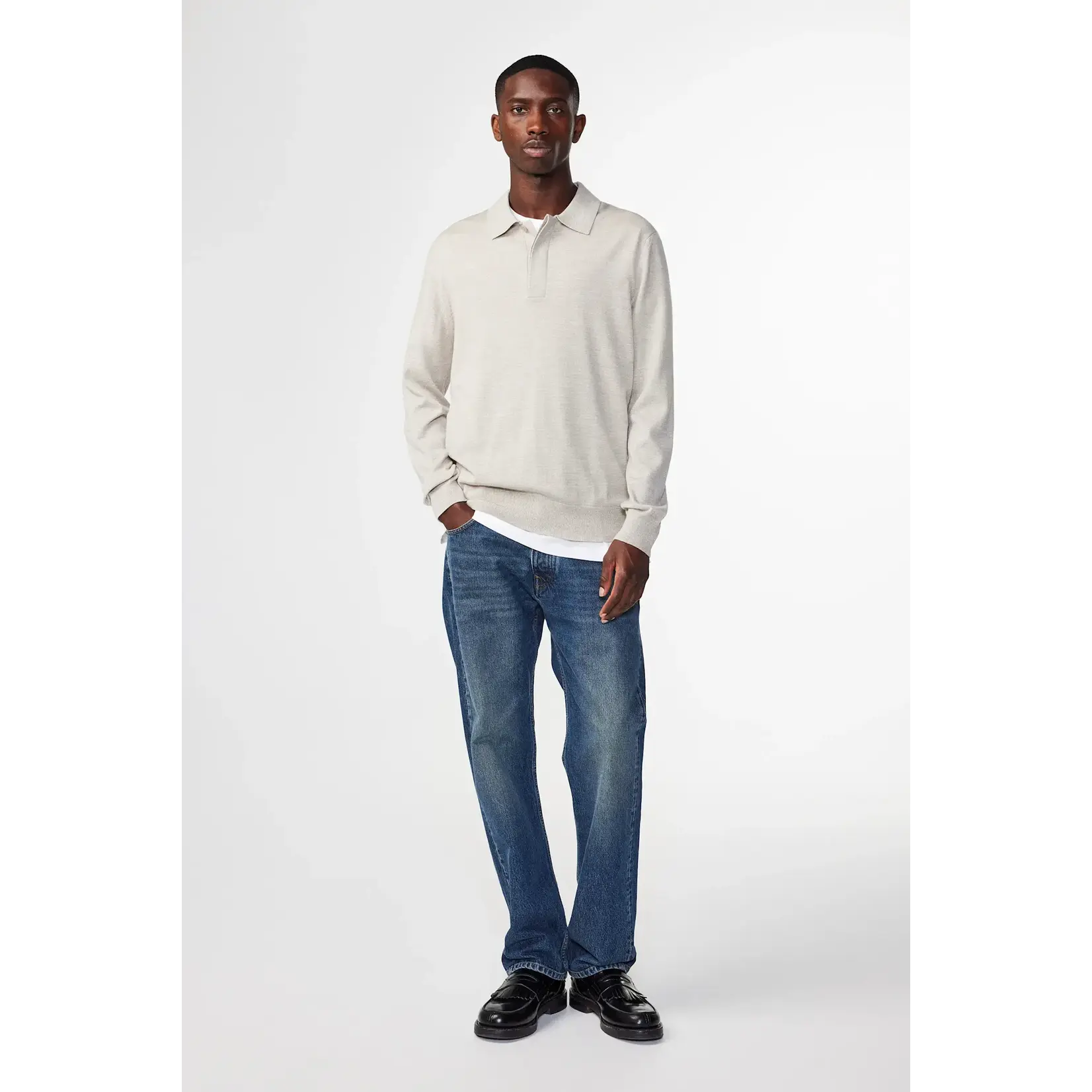 NN07 NN07 Emerson Polo 6605 White Pepper