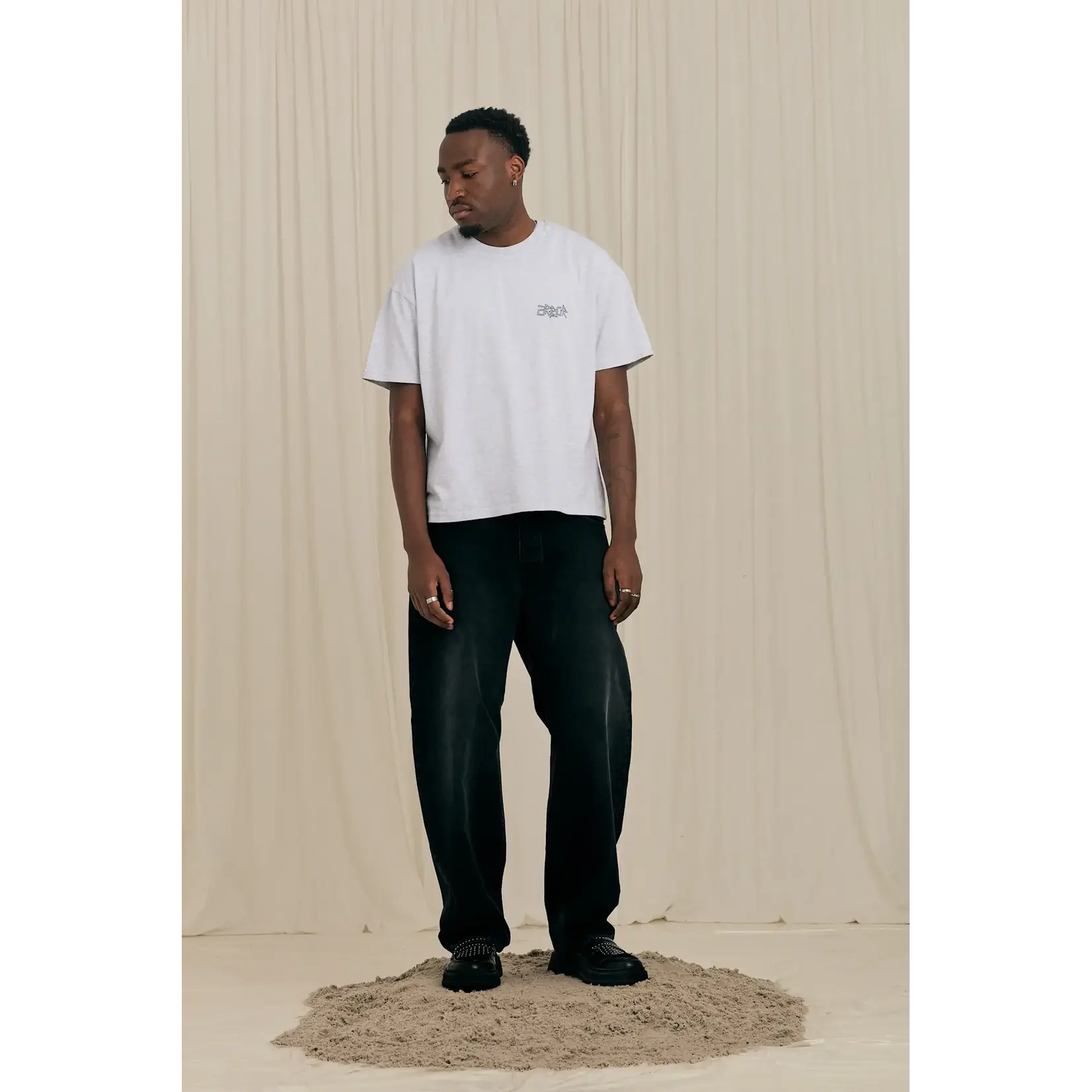 Arbor Antwerp Arbor Antwerp Pixle cactus T-shirt melange